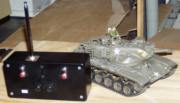 with the transmitter